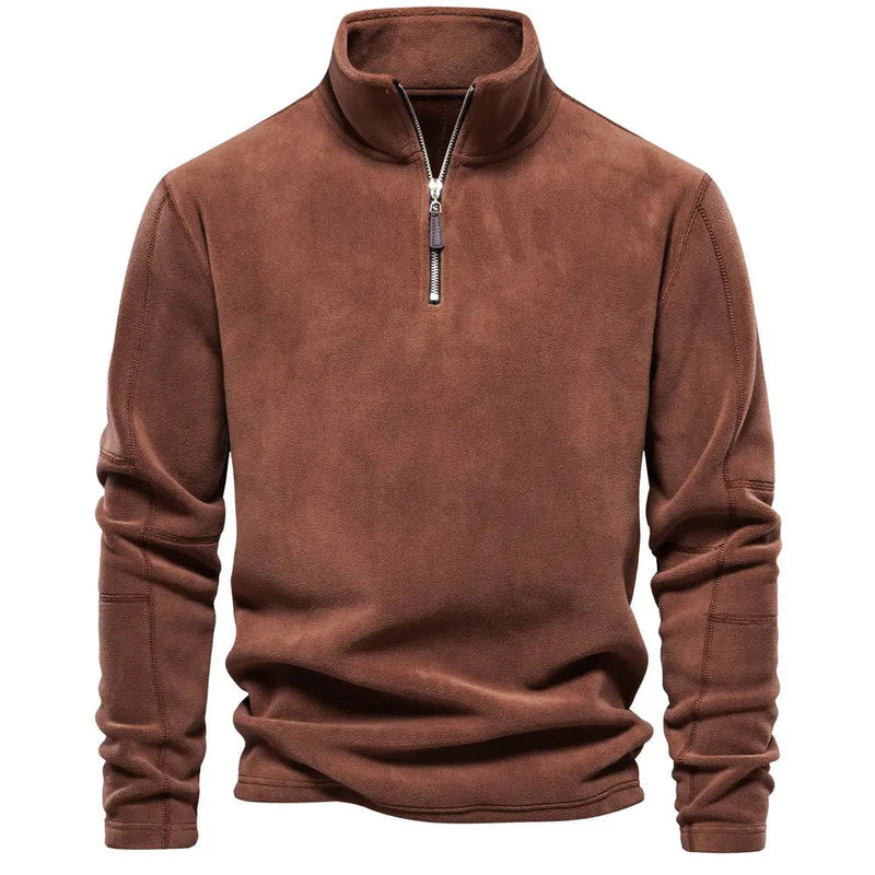 Fleece Trui met Rits