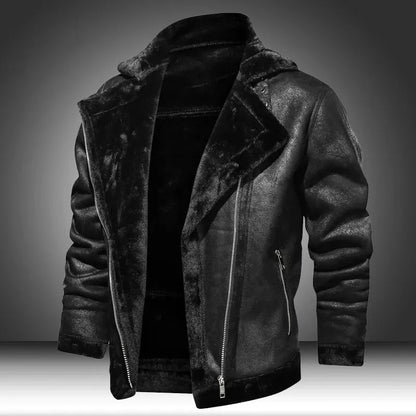 Damon - Luxe Lederen Jack met Slanke Pasvorm