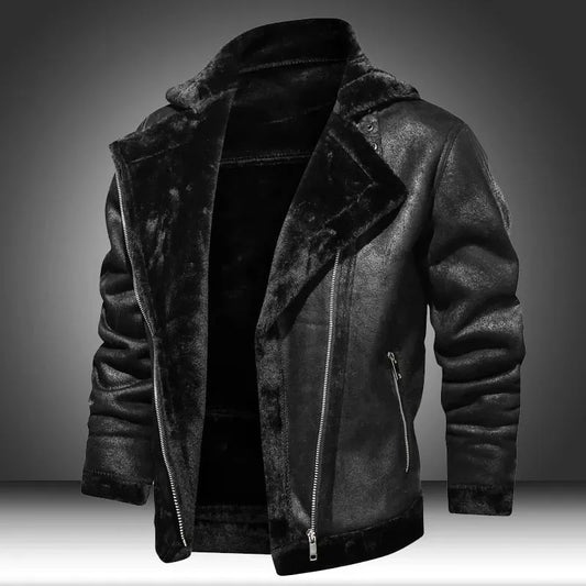 Damon - Luxe Lederen Jack met Slanke Pasvorm