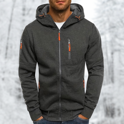 Comfortabele Hoodie met Ritssluiting voor Koude Dagen