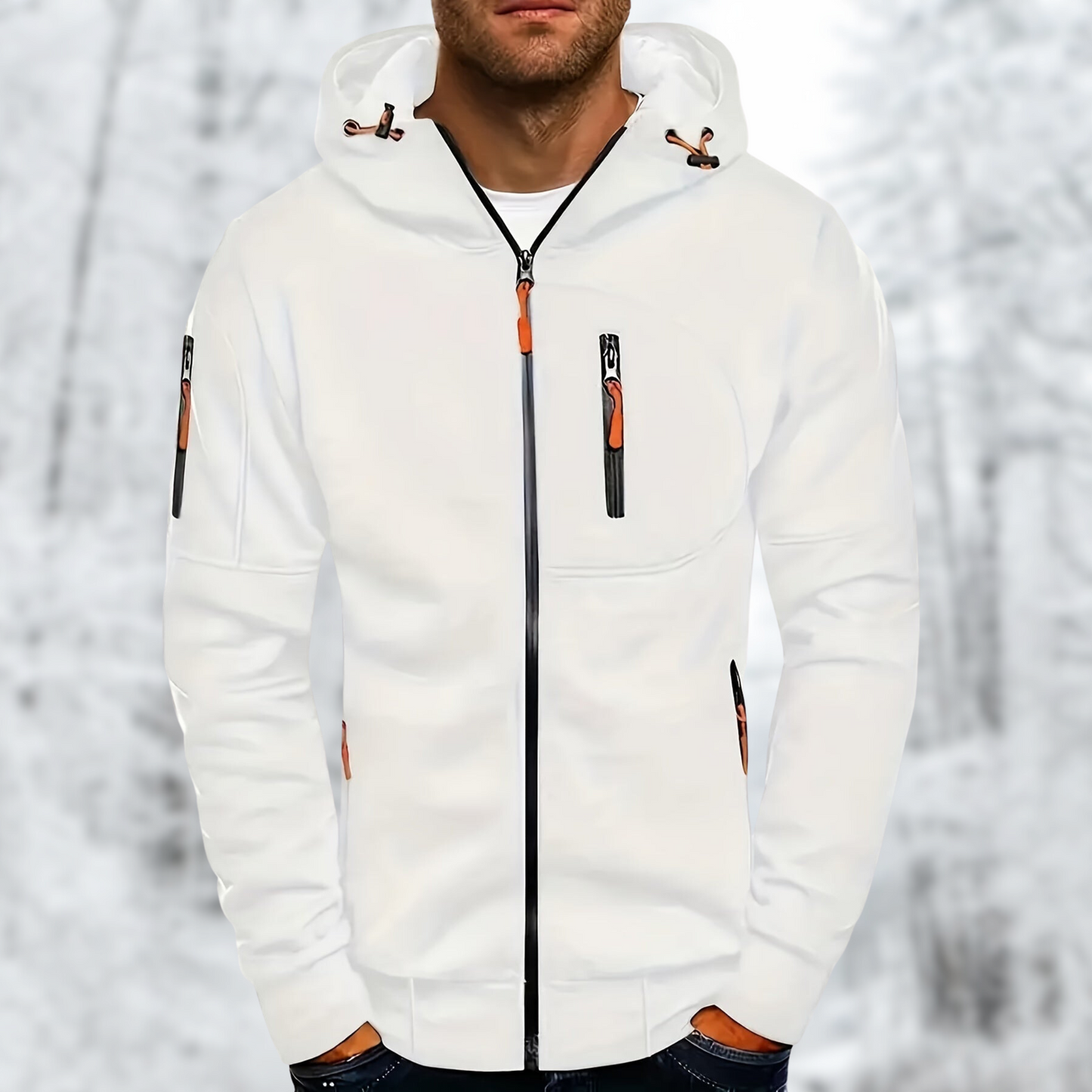 Comfortabele Hoodie met Ritssluiting voor Koude Dagen