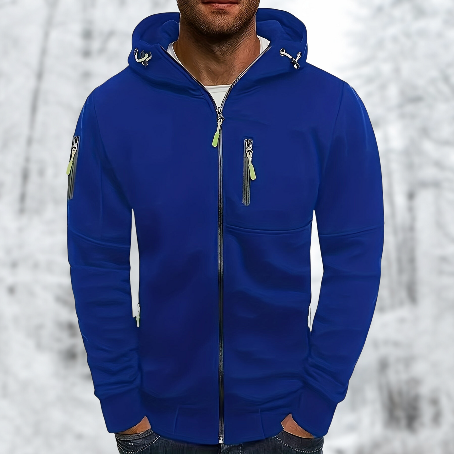 Comfortabele Hoodie met Ritssluiting voor Koude Dagen