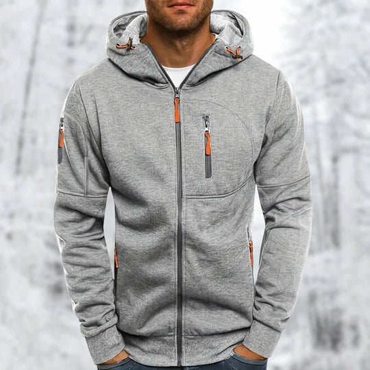 Comfortabele Hoodie met Ritssluiting voor Koude Dagen