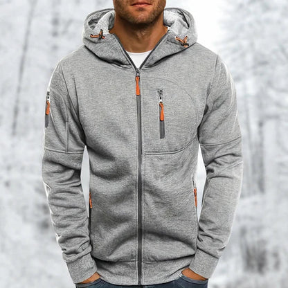 Comfortabele Hoodie met Ritssluiting voor Koude Dagen