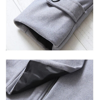 Elegante Britse Trenchcoat met Dubbele Rij Knopen
