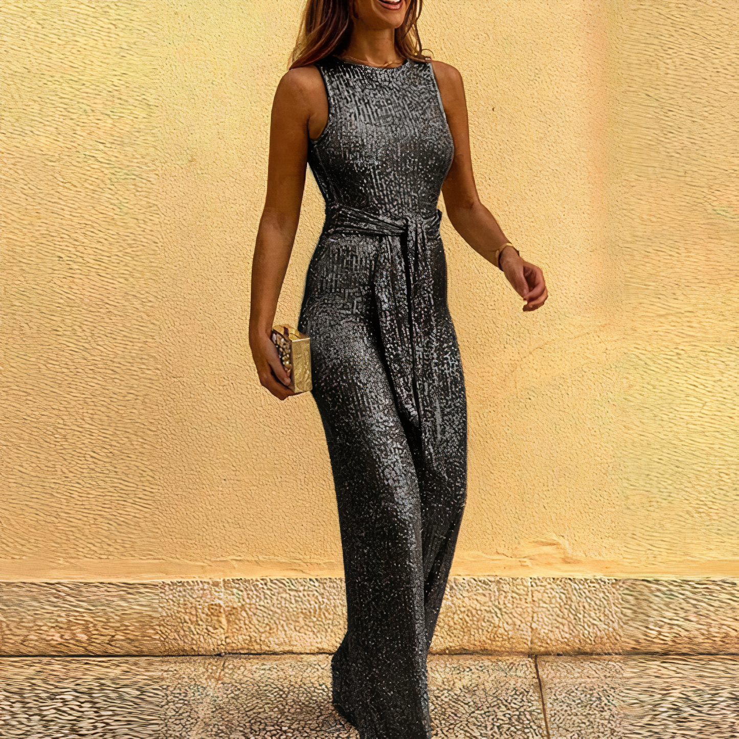 Sophie - Glamoureuze Glitters Jumpsuit