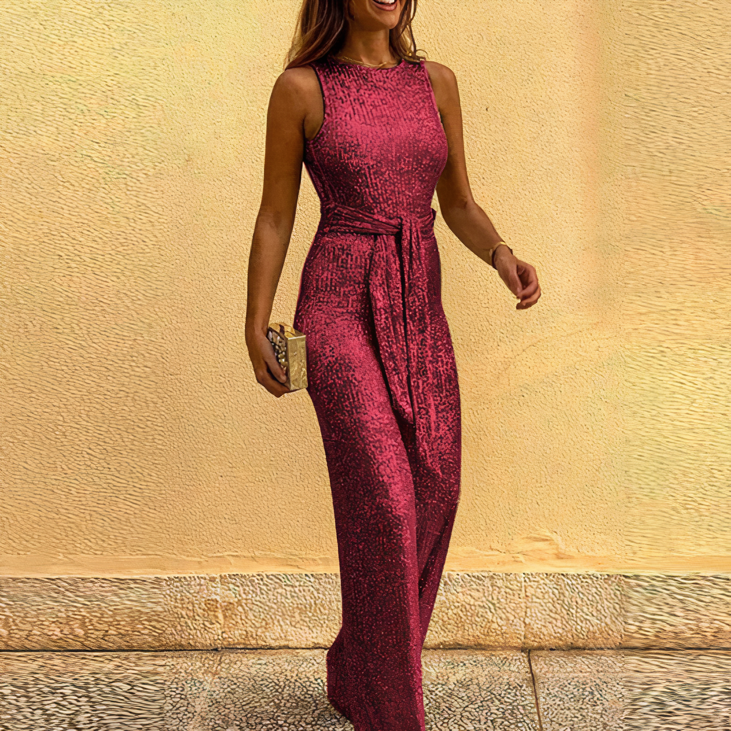 Sophie - Glamoureuze Glitters Jumpsuit