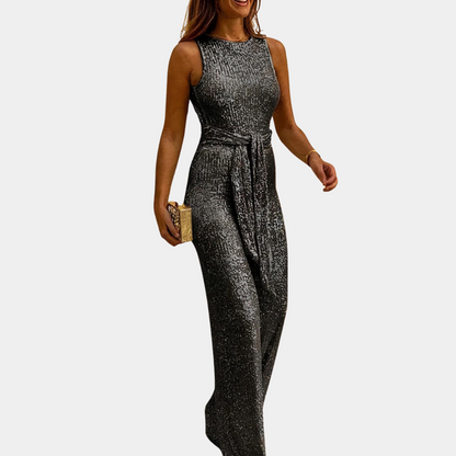 Luna - Glamoureuze Glitter Jumpsuit