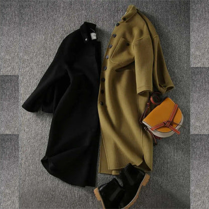 Sofia - Luxe Lange Kasjmier Trenchcoat