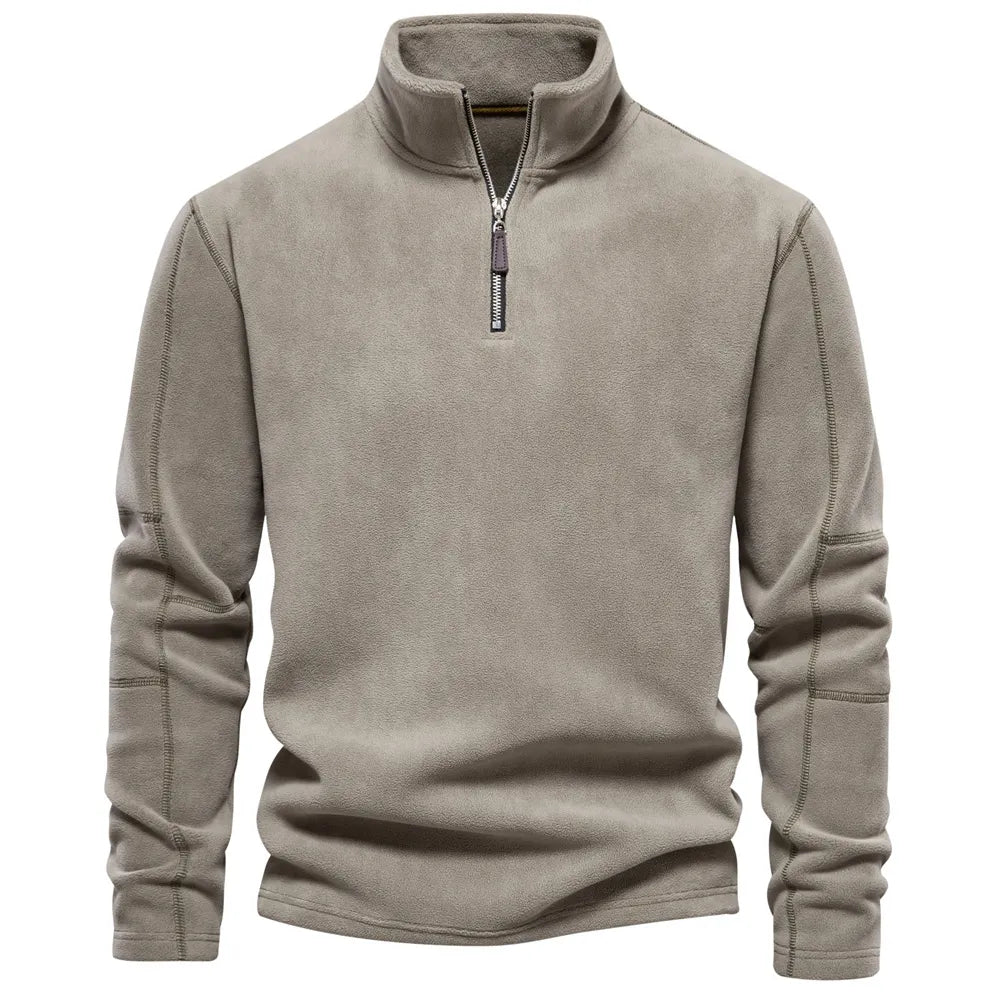 Lars - Elegante Trui met Opstaande Kraag