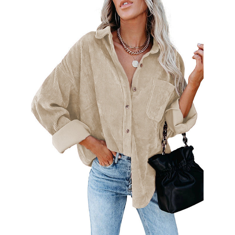 Sophie - Geribd Casual Shirt