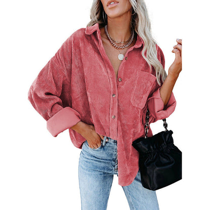 Sophie - Geribd Casual Shirt
