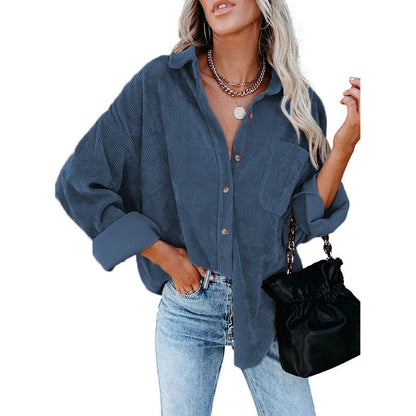 Sophie - Geribd Casual Shirt
