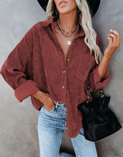 Sophie - Geribd Casual Shirt