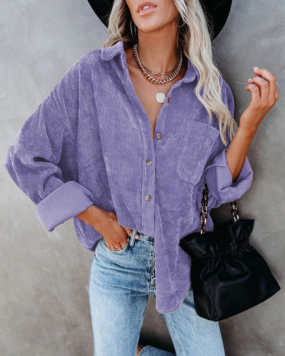 Sophie - Geribd Casual Shirt