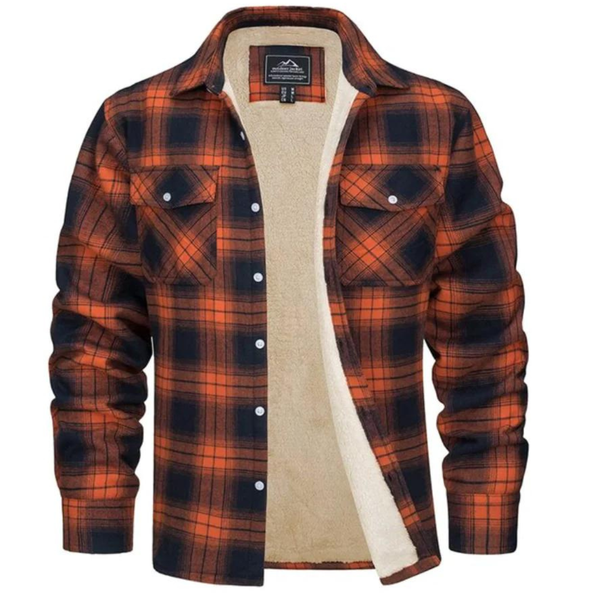 Stijlvolle Geruite Fleece Jas
