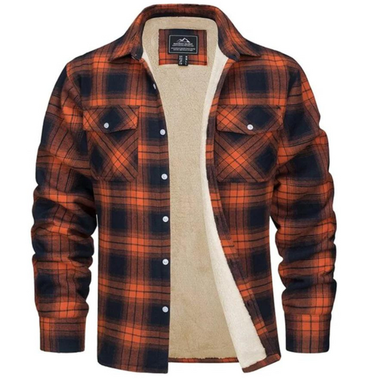Stijlvolle Geruite Fleece Jas