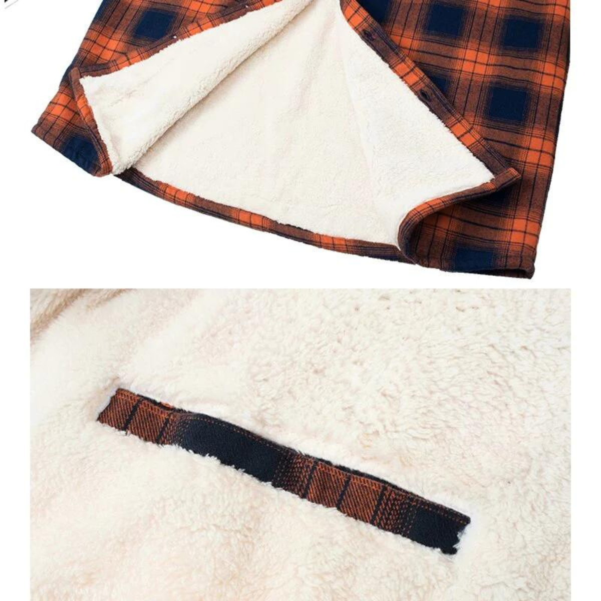 Stijlvolle Geruite Fleece Jas