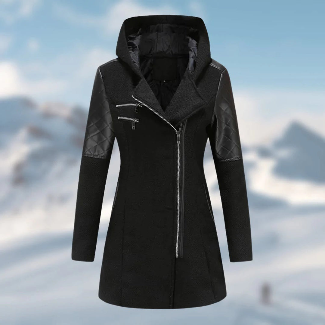 Sophie - Lange Winterjas Met Capuchon