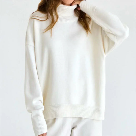 Léa - Elegante Coltrui met Hoge Col