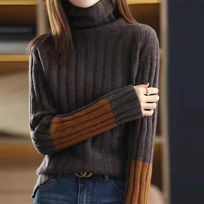 Lotte - Trendy Blokpatroon Trui