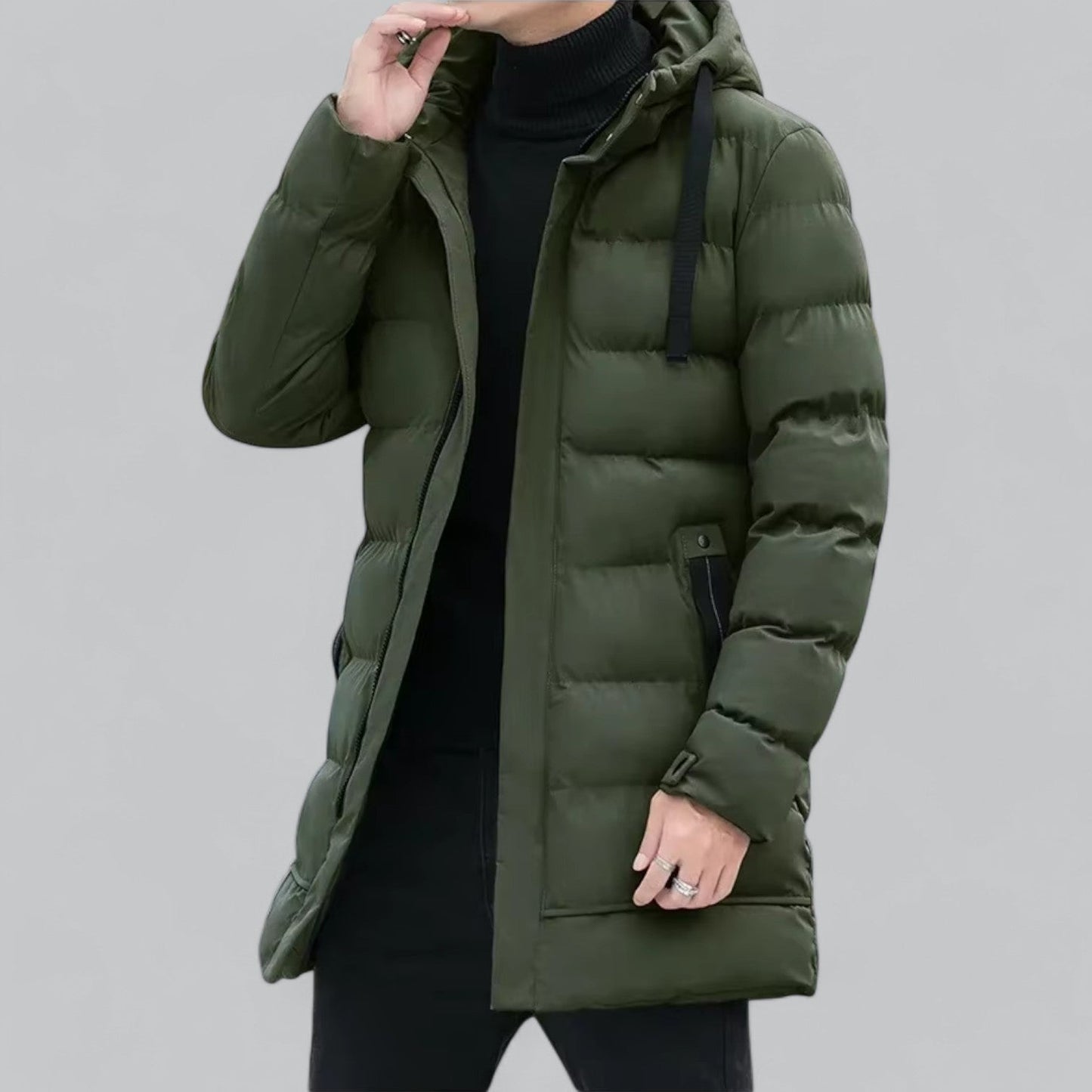 Jasper - Elegante Lange Winterjas