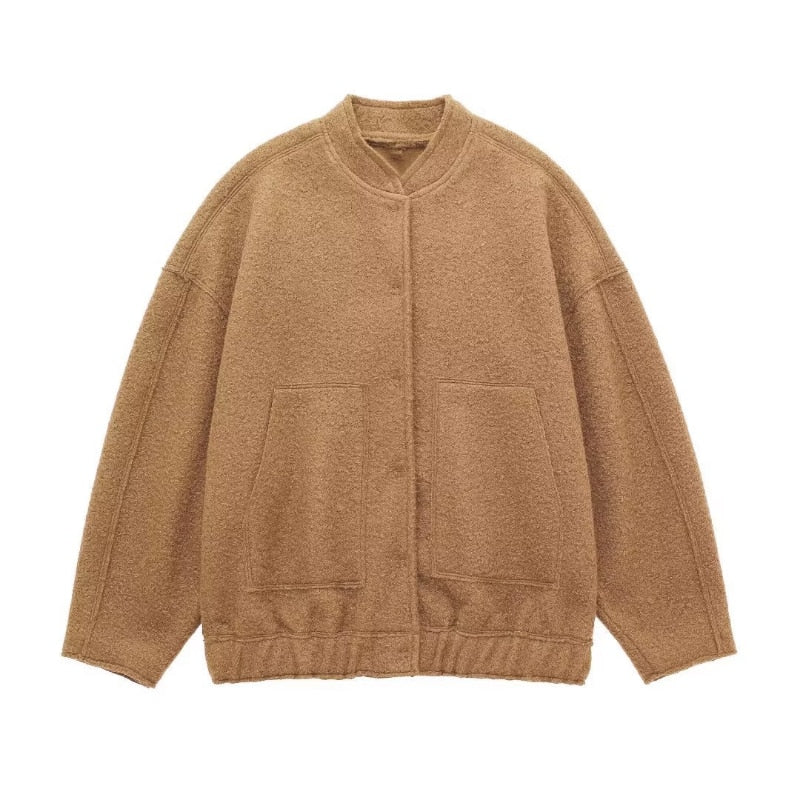 Isadora - Luxe Wollen Winterjas met Verfijnde Snit