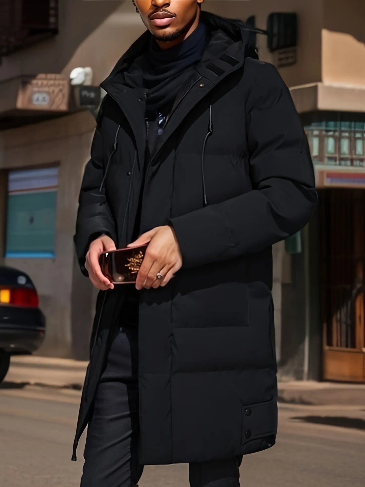 Waterdichte warme winterjas met moderne stijl