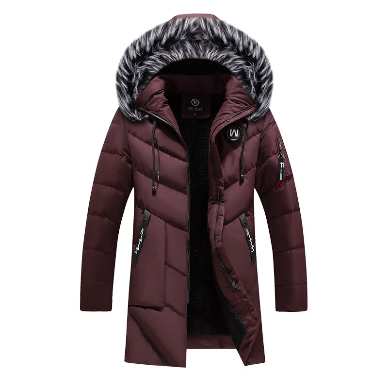 Gideon - Luxe Warme Winterjas met Bontkraag