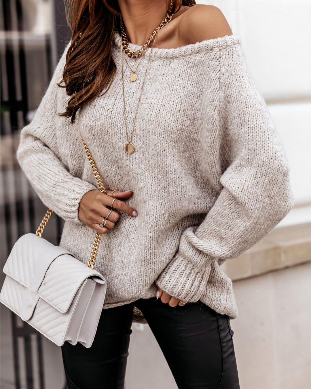 Comfortabele Oversized Gebreide Trui