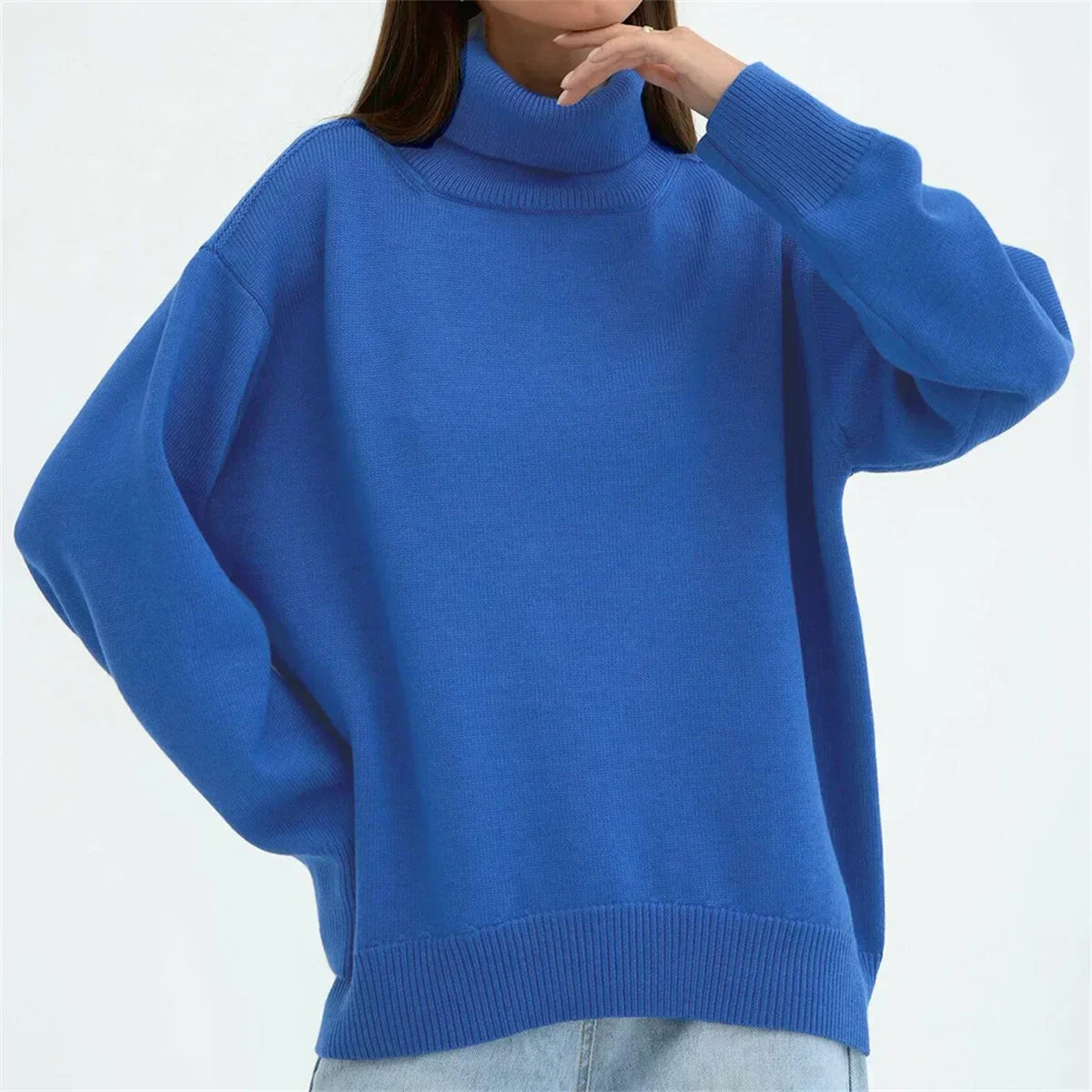 Léa - Elegante Coltrui met Hoge Col