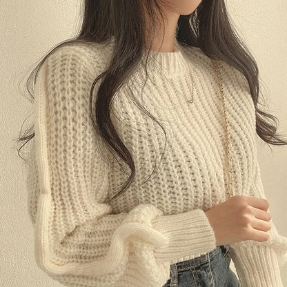 Trendy Cropped Sweater