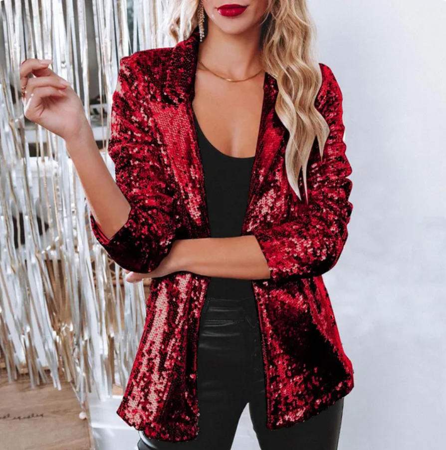 Luna - Glamoureuze Glitter Blazer
