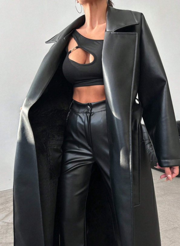 Evelyn - Tijdloze Trenchcoat met Verstelbare Riem