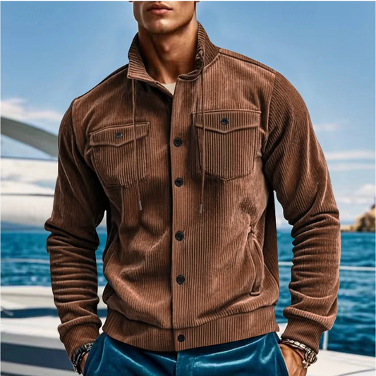 Stijlvolle Corduroy Herfst- en Winterjas