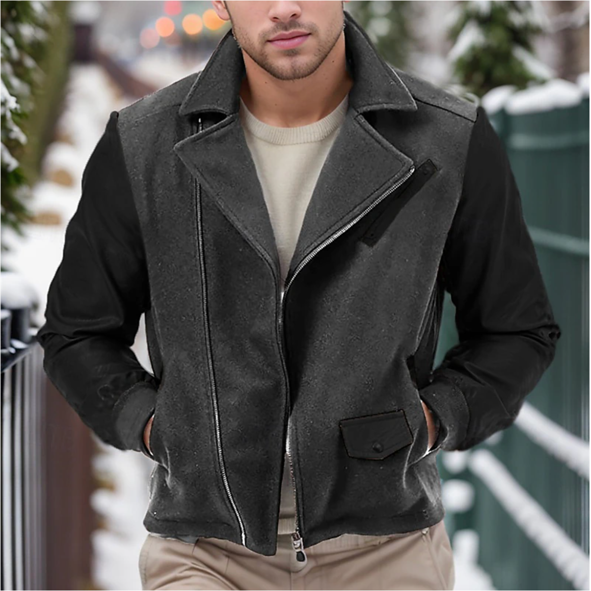 Luxe Leren Winterjas