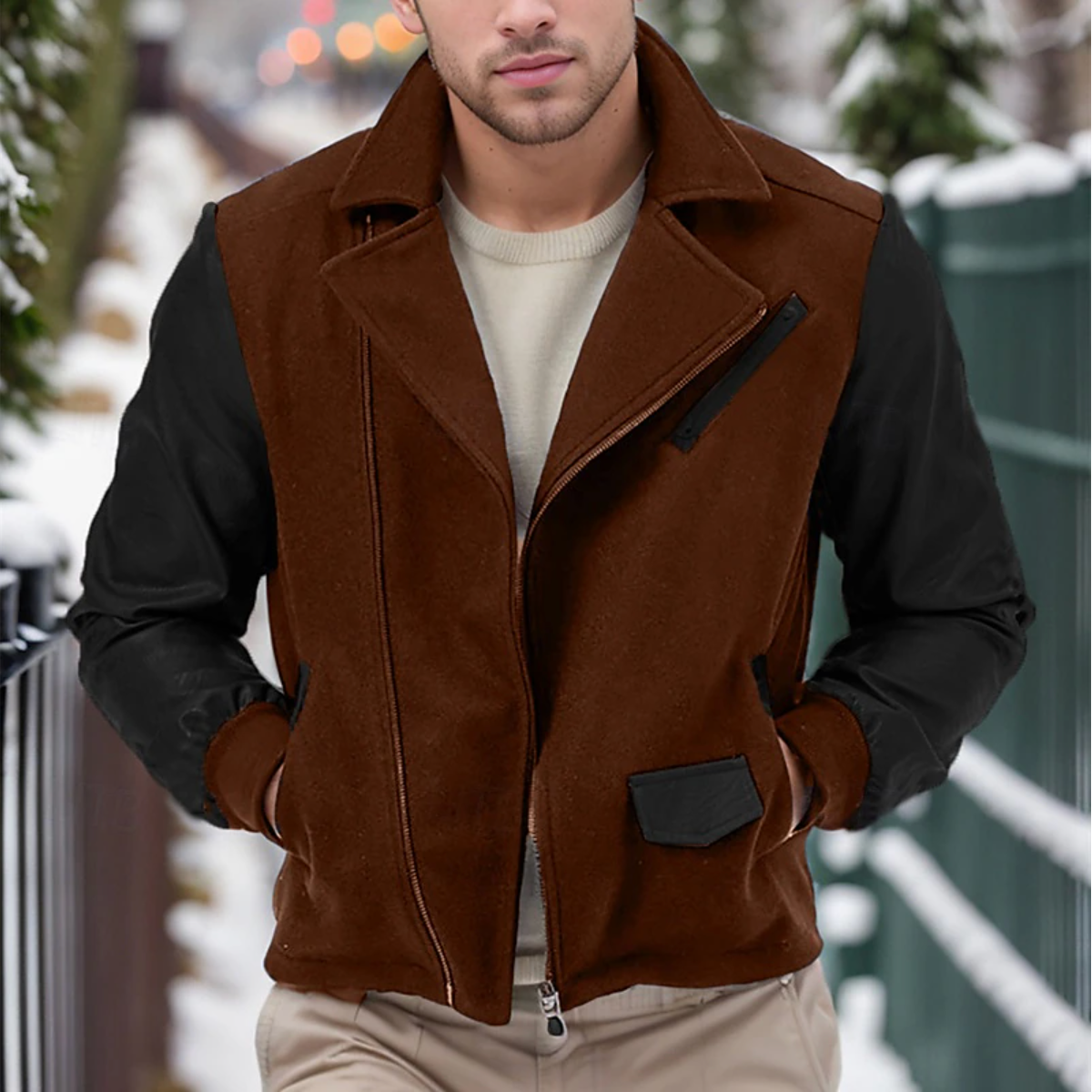 Luxe Leren Winterjas