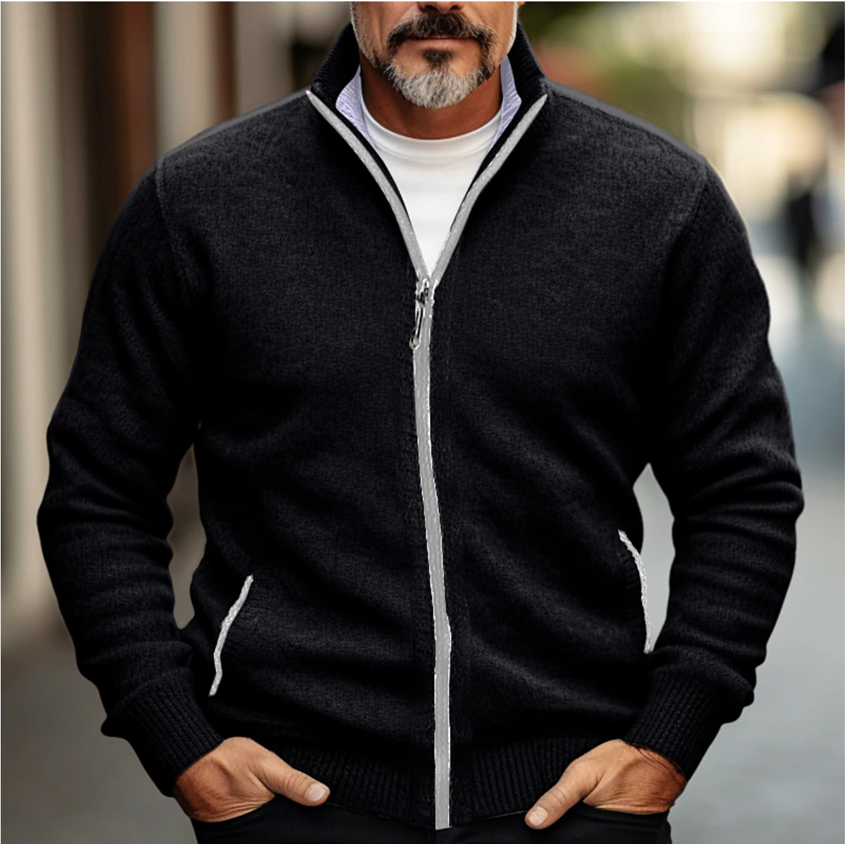 Daan - Elegante Herfst/Winter Cardigan Sweater