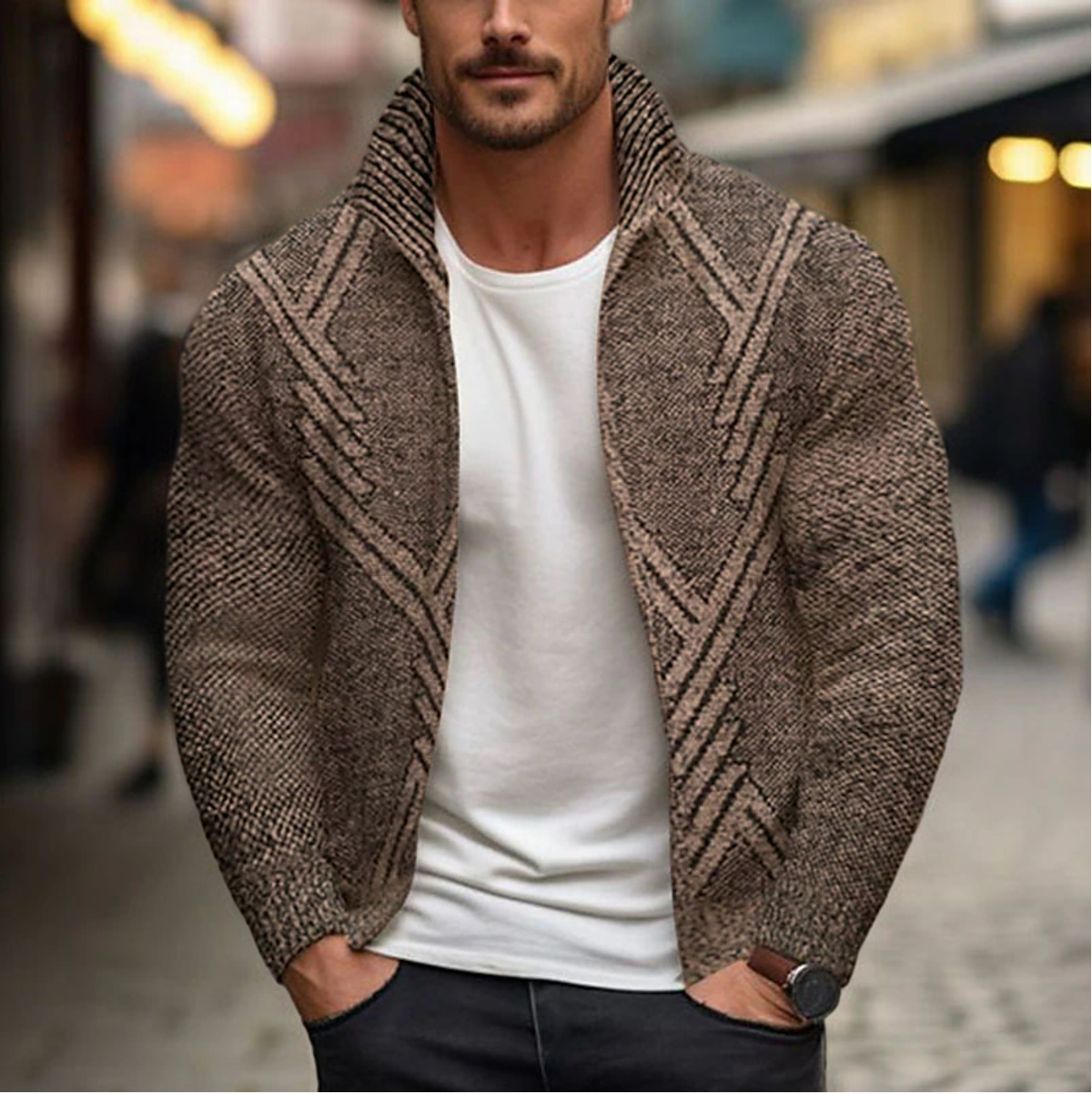 Joris - Stijlvolle Herfst/Winter Cardigan