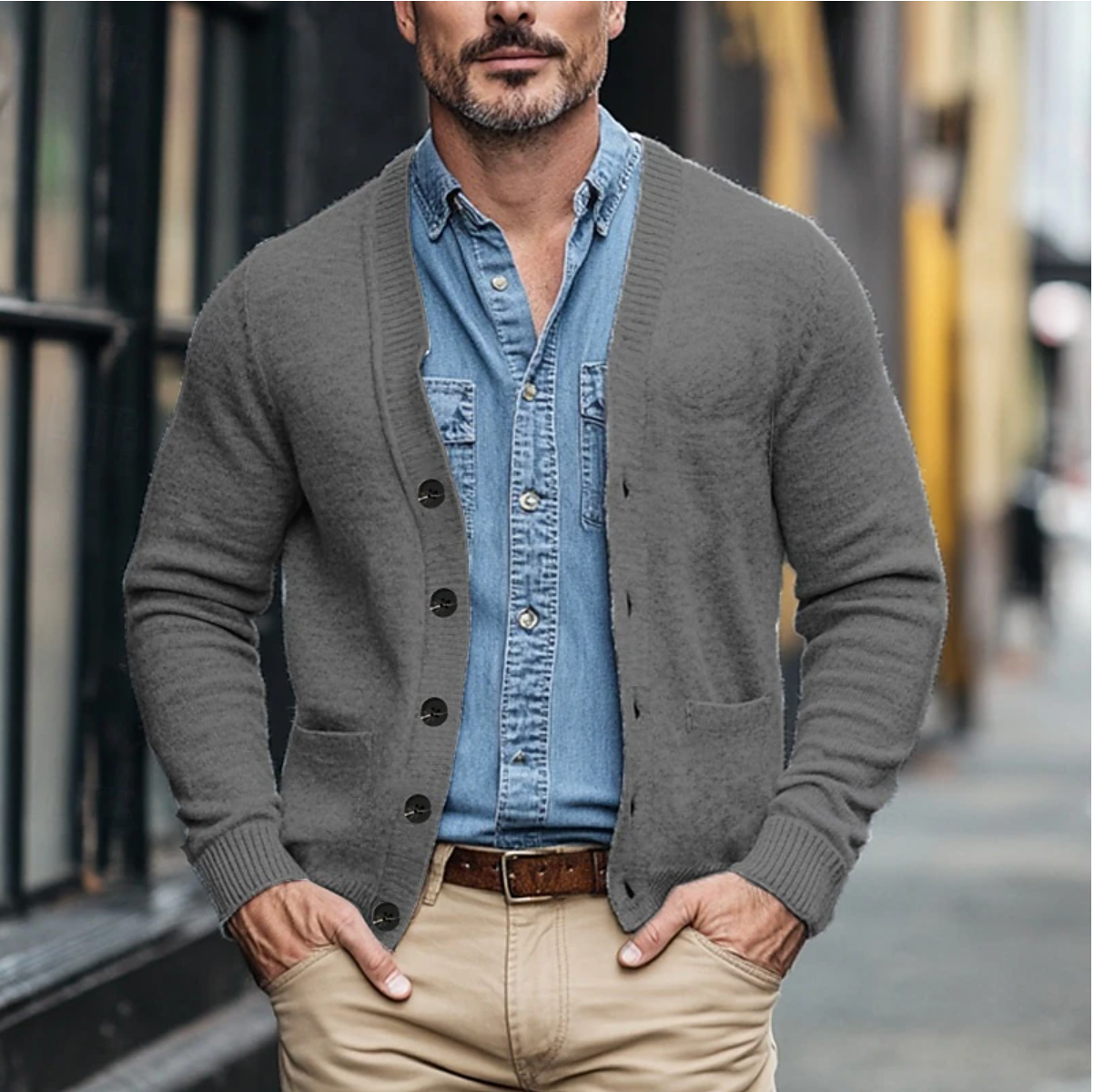 Jasper - Stijlvolle Heren Cardigan