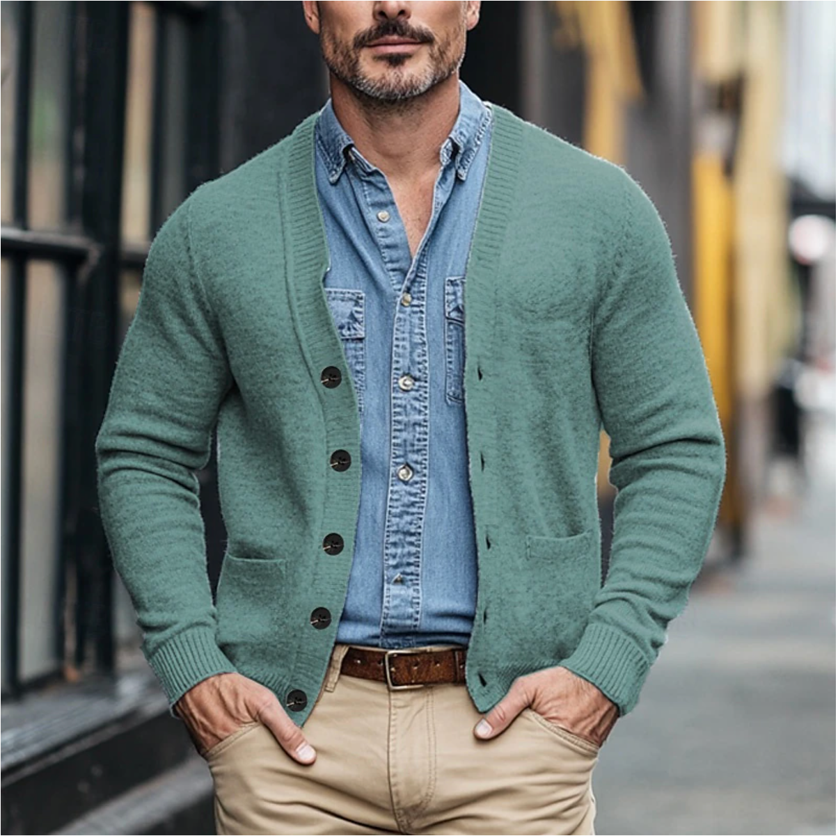Jasper - Stijlvolle Heren Cardigan