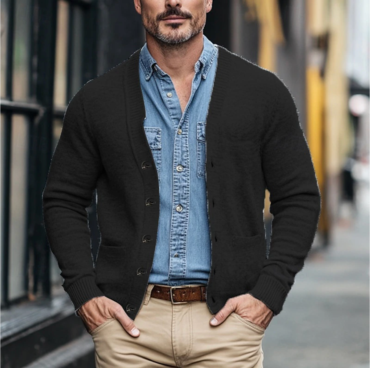 Jasper - Stijlvolle Heren Cardigan