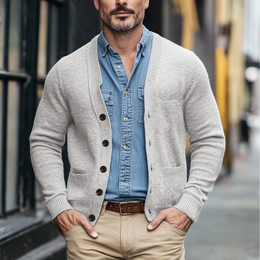 Jasper - Stijlvolle Heren Cardigan