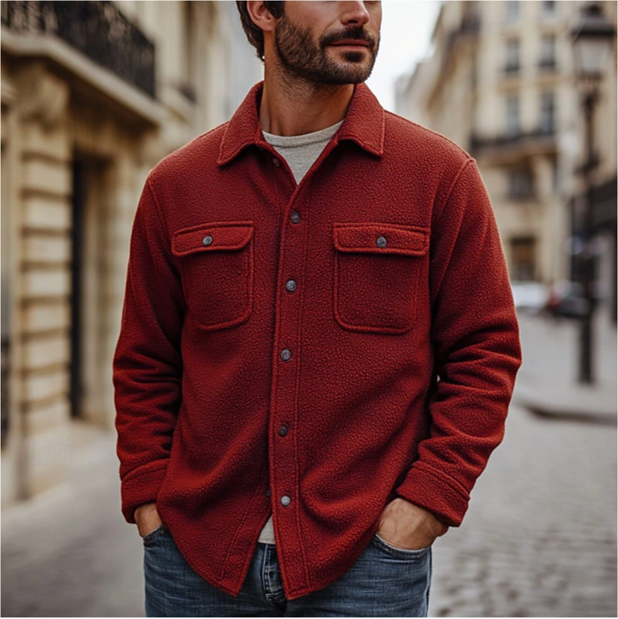 Daan - Laid-Back Casual Shirt voor Koude Dagen