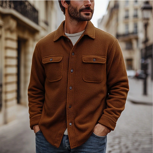 Daan - Laid-Back Casual Shirt voor Koude Dagen