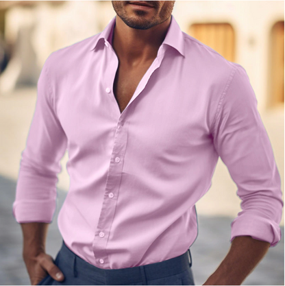 Luca - Elegant Overhemd met Moderne Pasvorm