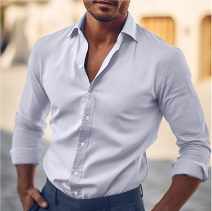 Luca - Elegant Overhemd met Moderne Pasvorm