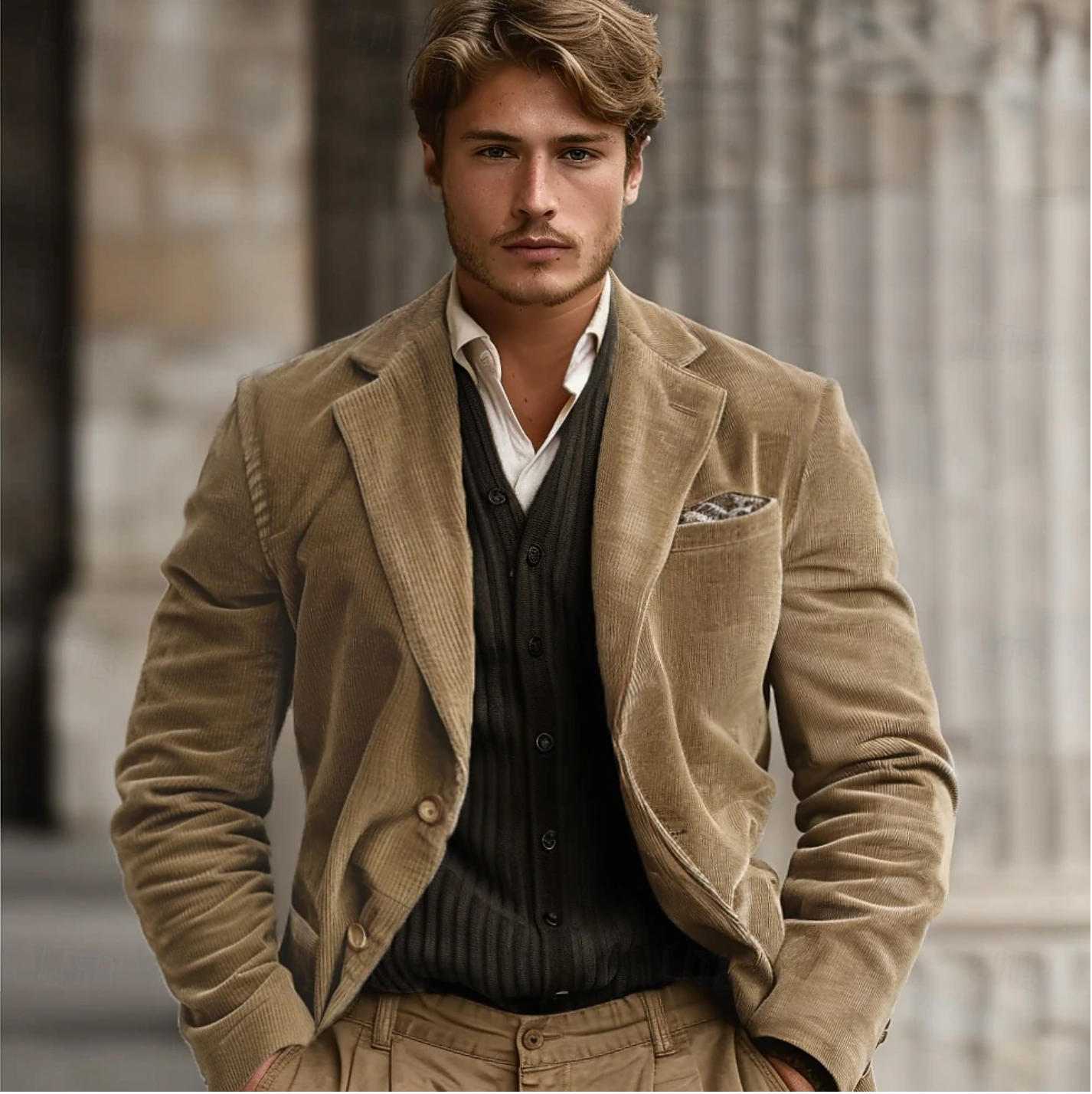 Ruben - Stijlvolle Corduroy Blazer
