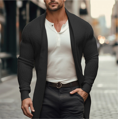 Luca - Comfortabel Open Vest Trui