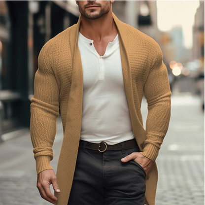 Luca - Comfortabel Open Vest Trui